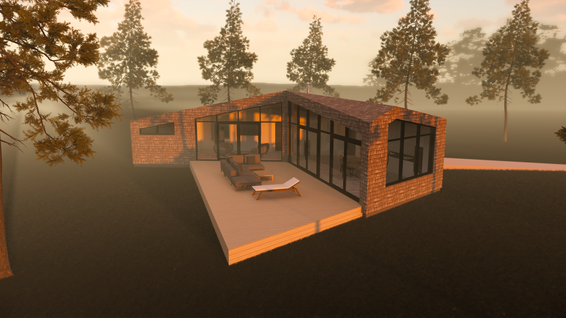 Revit Forest Cabin